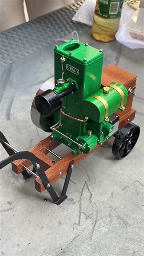 Complete Lister D Engine Start-Up & Run – Realistic Mini Engine in Action#engine #lister #retro #fy