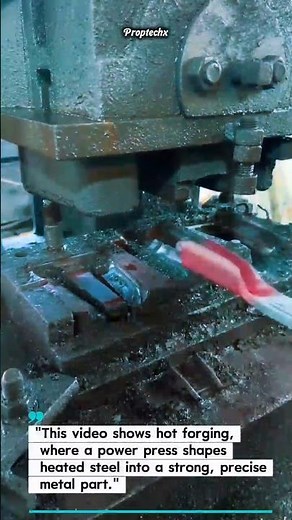 Hot Forging Process Explained! #Metalworking #Forging #Manufacturing