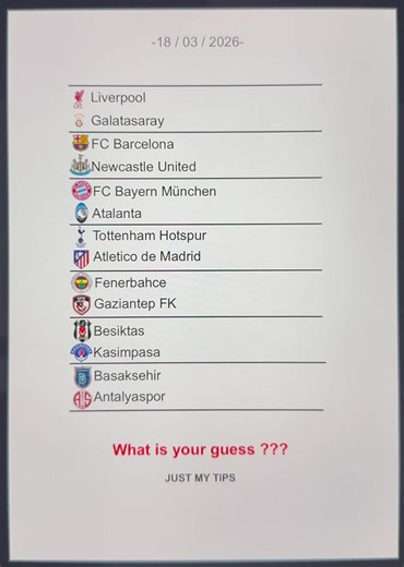 Tips for the Saturday matches of 18/03/2026⚽️ What is your prediction? #soccer #football #prediction #fyp #futbol