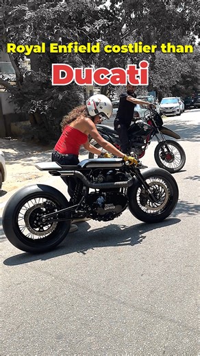 Priyanka Kochhar aka BWG on Instagram: "Would you buy a Panigale V2 over this? Absolute Work-of-Art build by @rajputanacustoms (Royal Enfield modified, RE Bullet , Royal Enfield Shotgun 650, Royal Enfield modified Interceptor 650, Interceptor 650, continental gt 650, Cheap RE builds) #feelitreelit #feelkaroreelkaro #reels #reelsinstagram #reelsvideo #reelsindia #royalenfieldinterceptor650 #interceptor650 #royalenfield #bullet #bullet350 #royalenfieldclassic350 #royalenfieldlovers #royalenfieldin