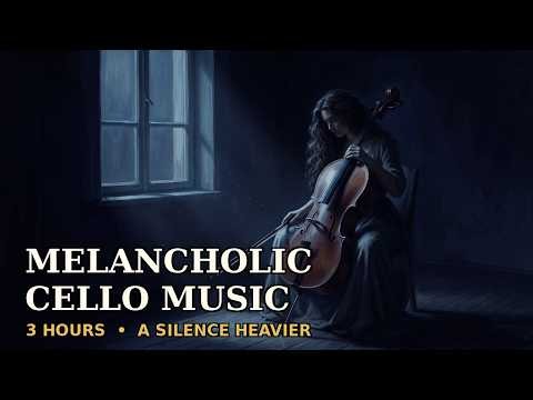 Melancholic Cello Music | 3 Hours of Dark, Haunting Ambience — A Silence Heavier