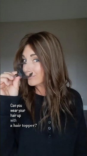 The Secret to Wearing Your Hair Up With a Topper! (No One Will Know) | UniWigs SilkEssence