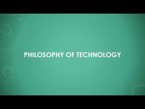 Philosophy of technology
