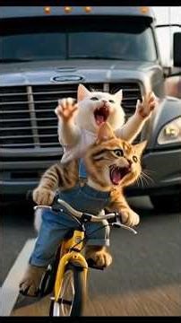 🌬️Ai animation cat 😺 video 🐾. #cat #ai #pets #3danimation #shorts #comedy #happy #funny