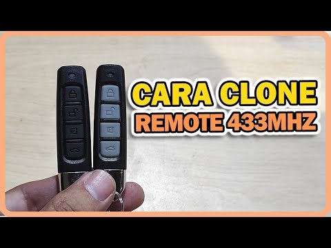 How to duplicate a 433MHz car remote