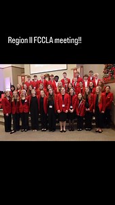Today, December 3rd, the Faulkton FCCLA chapter brought 39 members to our Region II meeting in Pierre, SD! The meeting was a huge success and a great time had by all members! We had two members run for executive council candidate positions. Anna Martinmaas ran for Region II Junior High Representative and Austina Sorensen ran for Region II President! We are very thrilled to announce that Anna was elected Region II Treasurer and Austina was elected the Region II President! Congratulations Anna and