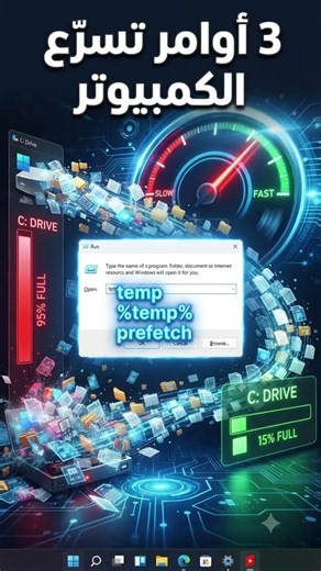 The Fastest Way to Clean Drive C and Improve PC Performance: Run Commands to Delete Temporary Fil...
