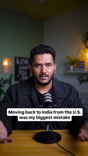 “Moving back to India from the U.S. was my biggest mistake.” That one line from a Reddit post stopped me cold. Here’s what happened 👇 A guy did his Master’s in the U.S., worked 4 years as a software engineer, and was building his life there. Then his luck ran out in the H-1B lottery. He had to resign, pack up everything, and fly back to India in 2022. And the real struggle began after he came home: • Indian companies didn’t care about his U.S. degree or work • His U.S. salary was 8× higher than