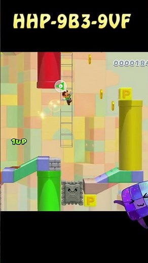 Super Mario Maker 2 🔧 Skyline Platforming 🔧 CokyBrd2.0 #short