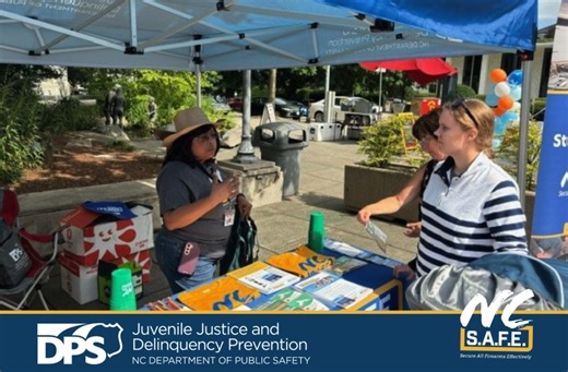 On Wednesday, DPS staff joined the NC Office of State Human Resources and other agencies to promote NC S.A.F.E. during State Safety Day on Bicentennial Plaza in Raleigh. The event featured safety demonstrations, state agency safety resources and live entertainment. #WeAreNCDPS | North Carolina Department of Public Safety