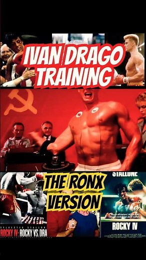 Rocky IV Ivan Drago training edit#theronxofficial #movieclips #sylvesterstallone