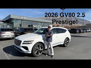 Full Tutorial of 2026 Genesis GV80 2.5 Prestige!