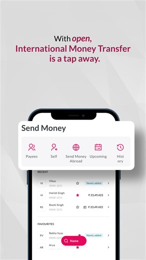 1.9M views · 7.4K reactions | Share the joy across borders. With open app, make seamless international transfers with zero stress, whether it’s a festive gift or a token of love! With 250+ smart features, enjoy the best of Axis at your fingertips. Download the Axis Bank open app now! Visit: https://onelink.to/crccsg #AxisBank #OpenToBetterBanking | Axis Bank | Facebook