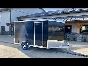 2021 Neo 7x12 NAMR Aluminum Enclosed Motorcycle Trailer 2990# GVW