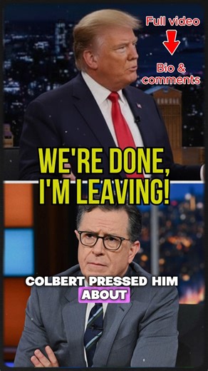67K views · 1.9K reactions | Donald Trump faces off with Steven Colbert in a fiery showdown you can’t miss! Watch Donald Trump respond to tough questions and make headlines once again. See how Donald Trump reacts under pressure in this explosive interview. #DonaldTrump #LateShow #StevenColbert #PoliticalDrama #TrumpVsColbert #USPolitics #ViralInterview #BreakingNews #Shorts #Reels | Jasmine Crockett Insights | Facebook