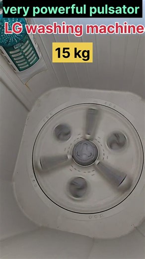 how does the pulsator rotate in lg washing machine ll very powerful pulsator#LG#lgwashingmachine