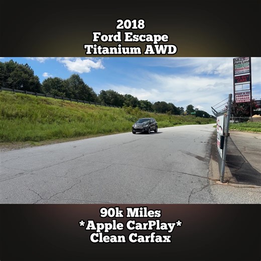 ⭐️2018 Ford Escape Titanium AWD⭐️ www.864cars.com*864-412-8966*90k Miles*Clean Carfax*2.0L*Leather Memory Heated Seats*Power Liftgate*18” Wheels*8” Touchscreen*Apple CarPlay*Remote Start*Dual Climate*Owners Manual*$13998 Tax,Tag & Title*Only At #mjsautoland #864cars ⭐️⭐️⭐️⭐️⭐️ #fordescape #suvforsale #dealership