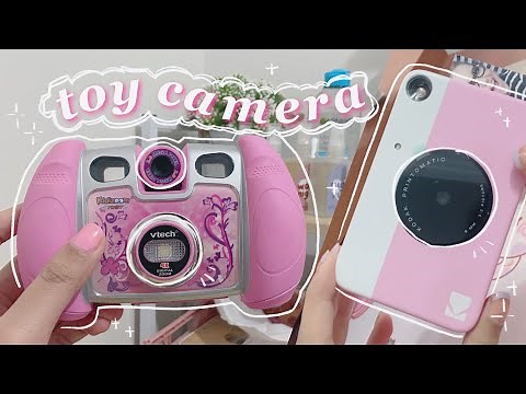 💖 a pink toy camera for the y2k aesthetic || digicams in 2023, vtech kidizoom twist & kodak unboxing