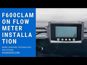 Clamp on flow meter installation instruction tutorial || ultrasonic flow technology