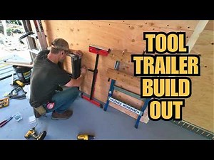 DIY Trailer Build Day 3 | Shelves, E-Track & Storage Ideas