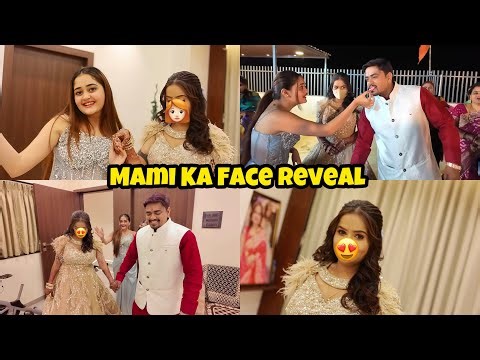 😍Mami Ka Face Reveal on Beautiful Engagement Party 😘 Bindass Kavya Vlogs