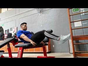 Crunch en banco | ABS | Guía Fitness