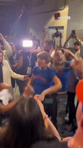 #TaylorSwift is having the best time after the #Knicks won game 4