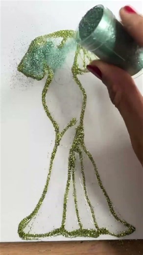 How to Draw Beautiful Woman’s Gown Beginner Easy #shortsfeed #shortstoday #fashionillustration