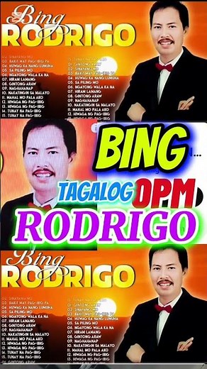 Best Of Bing Rodrigo Hits Love Songs 💖 OPM Tagalog Nonstop Playlists 2025 ~ Gintong Araw
