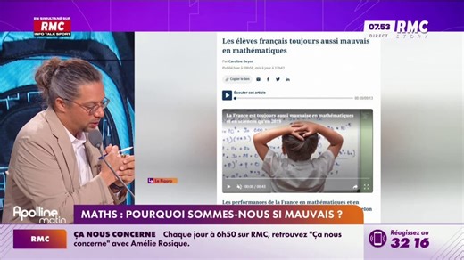 Maths : Pourquoi sommes-nous si mauvais?