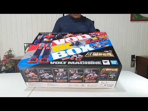 Unboxing and review of BANDAI DX SOUL OF CHOGOKIN VOLT IN BOX Voltes V