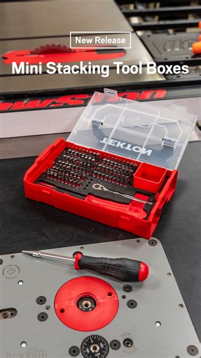 TEKTON on Instagram: "We now have 22 tool sets in Mini Stacking Tool Boxes with foam. Sets are available with sockets and ratchets, bit sockets, bits, screwdrivers, retaining ring pliers, picks and hooks, and mini pry bars. The boxes can be stacked together, placed inside Shallow Stacking Tool Boxes (L-BOXX 1), or used independently. Link in bio #tekton #tektonnewrelease #tektontools #handtools"
