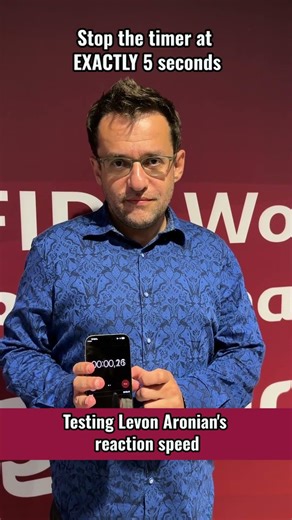 When did 🇺🇸 Levon Aronian intend to stop the clock? ⏱️