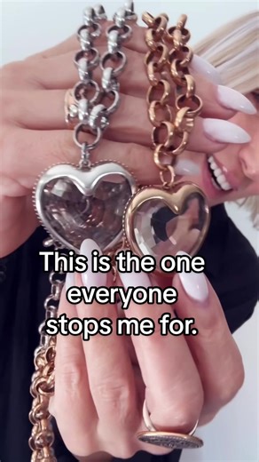 Chunky Chain Crystal Heart Jewelry for Bold Style