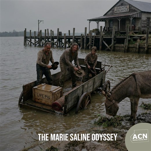 Chapter 30: The Confluence The end of the Saline River was not a distinct line; it was a surrender. The narrow, tortuous channel of black water, clogged with logs and history, simply widened until it lost its will to fight. The current slowed. The trees stepped back from the banks. And then, with a subtle shift in color from tea-black to muddy-chocolate, the Saline was swallowed whole by the Ouachita. "We are entering the main artery," Walter croaked. He was slumped against the wagon wheel, hold