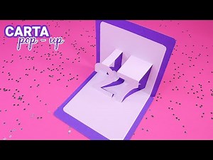 CARTA POP UP con Número en 3D 💌😱 Hazla en 5 Minutos ⏰