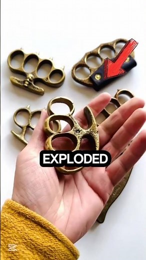 The Brutal Evolution of Brass Knuckles Through War #Knuckles #historydocumentary #shorts