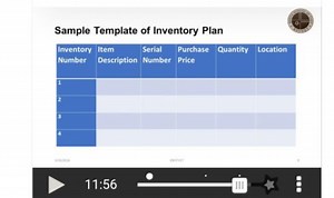 Sample Template of Inventory PlanCreate a tabular template for... | Filo