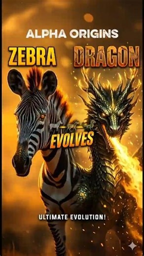 Zebra to Dragon | Stripes of a Legendary Beast 🦓🔥🐉