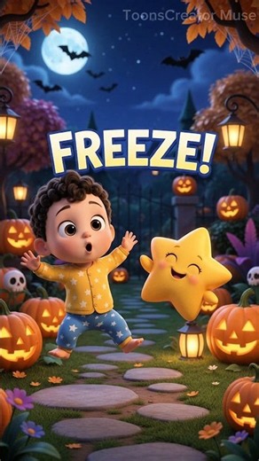 Spooky Freeze Dance! 👻 | Bunty & Tara Halloween Kids Song