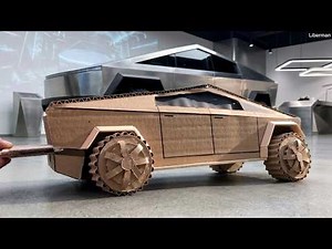 I Built a Working Tesla Cybertruck Out of Cardboard! (Extreme DIY)
