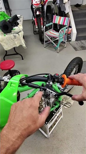 Clutch adjust KX500 #motorcycle #dirtbike #motocross #dirtbiketricks