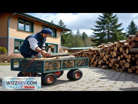 Arrive Xmas Garvee Steel Garden Cart Utility Wagon 500 LBS Capacity Folding Design