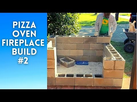 DIY Brick Pizza Oven and Fireplace | Building the Stand