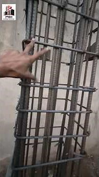 rcc columns reinforcement details at site on drawings modern construction techniques #columncasting