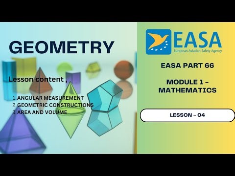 Geometry - Mathematics - easa module 1 - lesson 4 | Aircraft Miantenanace basic training | AME