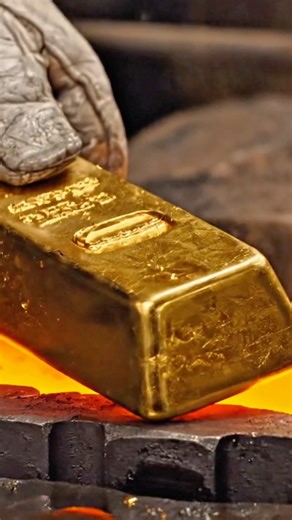 The Amazing process of making gold bars from gold quartz #goldrush #goldmining #gold #quartz