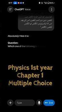 physics class 11 chapter 1 multiple Choice Questions #physics11