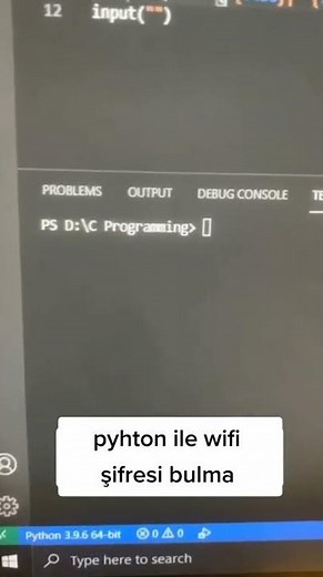python ile wifi şifresi bulma