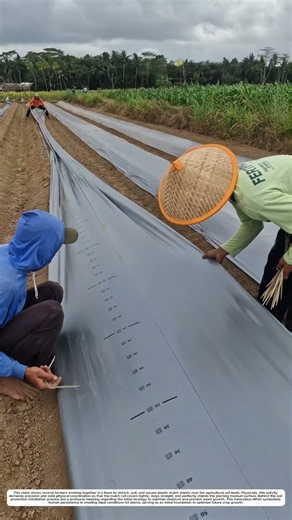 Mulch Installation: How Plastic Sheets Turn Raw Dirt Into Protected Beds